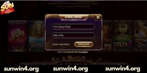 Chi tiết từng bước đăng nhập tài khoản Sunwin