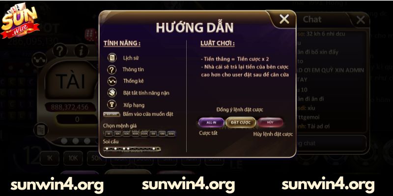 Tìm hiểu quy luật chơi Tài Xỉu Sunwin chi tiết