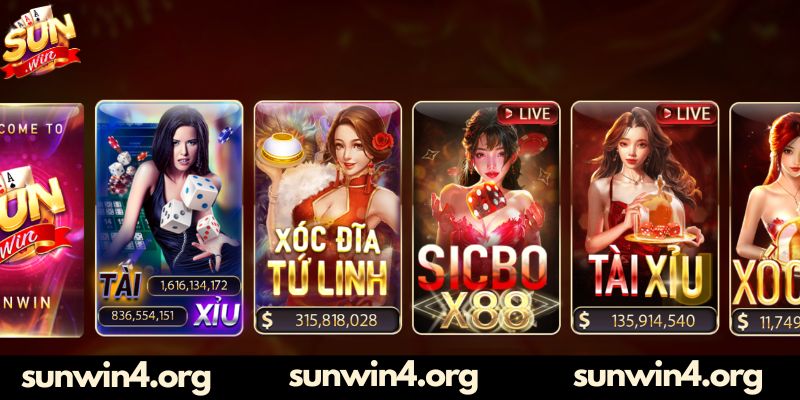 Sảnh live casino Sunwin chân thực, bậc nhất